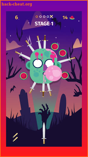 Zombie Knife Thrower screenshot