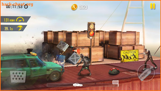 Zombie Road Escape- Smash all the zombies on road screenshot