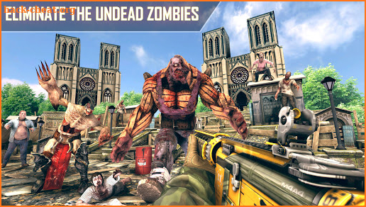 Zombie War: Free FPS Shooting Games 2021 screenshot