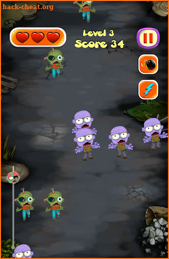 Zombies Finger Splatter - 2019 Zombie Fun Smasher screenshot