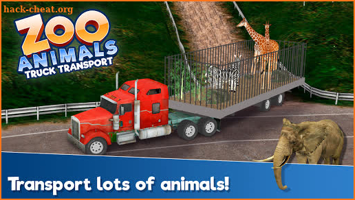 Zoo Animals Transport Truck Simulator screenshot