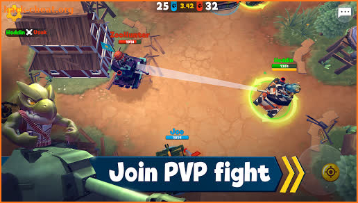 Zoo War: Tanked Guns 3v3 screenshot