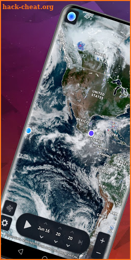 Zoom Earth - View LIVE weather satellite images screenshot