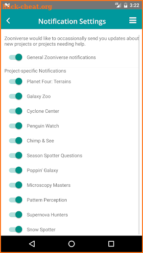 Zooniverse screenshot