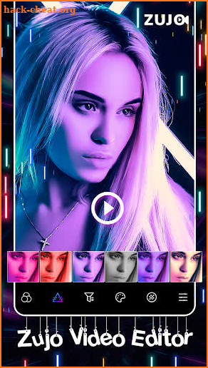 Zujo : Magic Video Editor & Magic Video Effects screenshot