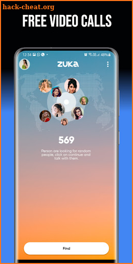 Zuka: Random Video Call, Live Chat with Strangers screenshot