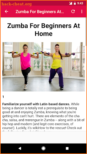 Zumba For Beginners screenshot