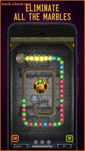 Zumma Royal - Legend of Marble Blast screenshot