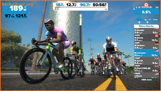 Zwift screenshot