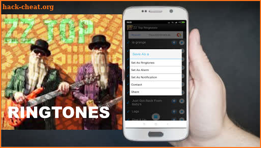 ZZ Top Ringtones screenshot