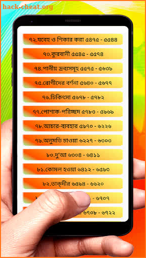 বুখারী শরীফ সম্পূর্ণ ৭৫৬৩টি হাদীস ~ Bukhari sharif screenshot