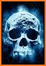 Ice Fire Skull Live Wallpaper Themes related image