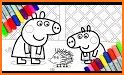 Peepa pig: Coloring book related image