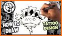 Learn to Draw Skulls Tattoo related image