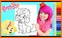 Puppy Dog Coloring Pages Drawing Game related image