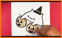 Halloween Pumpkin Skull Bat Keyboard related image