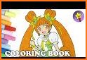 Glitterr Precure Doki Forces Coloring Book related image