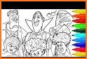 Hotel Transylvania 3 coloring page related image