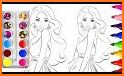 Princess Coloring- Beautiful and Full Color Pen related image