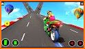 Police Bike Stunt Games : 3D Mega Ramp Stunts Game related image