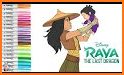 Raya and Last Dragon Coloring Book related image