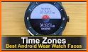 3 x World Clock Face for Android Wear Smart Watch related image