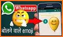 Big emoji stickers & Talk emoji for WhatsApp related image