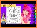 Minion of coloring book for fans related image