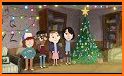 Cartoon Happy Christmas Party Theme related image