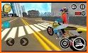 Bike Rider vs Cop Car City Police Chase Game related image