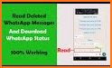 Recover deleted messages & status download -WAMR related image