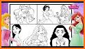 maona coloring princesses book related image