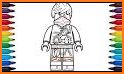 How to color ninjago LEGO related image