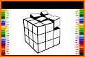 Cube Paint Puzzle - Relaxing Draw related image