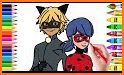 ladybug coloring book for miraculous cat noir related image