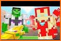 HuIk Mod in MCPE + Incredible Superheroes Skins PE related image