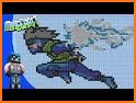 Pixel Art Kakashi Coloring Game related image