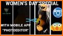 Woman day photo editor related image