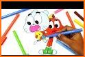 Gumballl Coloring Book for Darwin related image