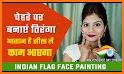 Independence Day Photo Editor - Indian Flag Face related image