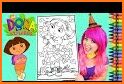 Dora Coloring related image