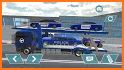 US Police Car Limo Transport Game: Car Transporter related image