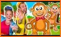 Five Little monkey video song in offline related image