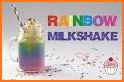 Unicorn Food - Sweet Rainbow Ice Cream Milkshake related image