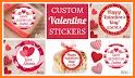 Valentines Love Stickers related image