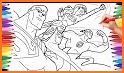 Superhero Coloring Book - Kids related image