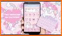 Pink Cute Kitty Keyboard Theme related image