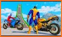 Spider Superhero Bike Stunt - GT Racing Mega Ramp related image