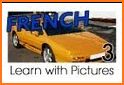 French for kids : VEHICLES related image