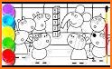 pepa Coloring Book Pig Drawing Game related image